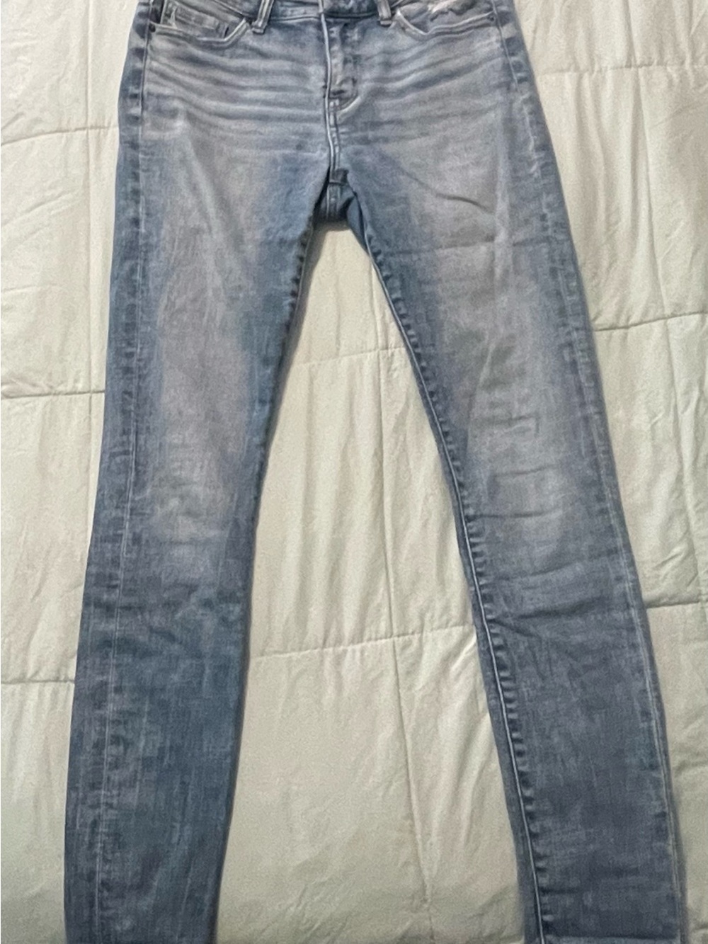 BKE Women's -Payton style-Light Blue Cropped Ankle Jeans